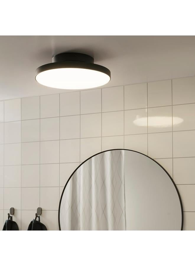 Zaboon LED ceiling lamp, matt/black, 36 cm - Image 2