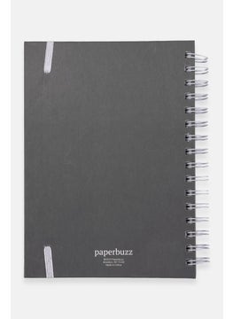 Paperbuzz Never Stop Dreaming Notebook With Pen, Black  - Image 2