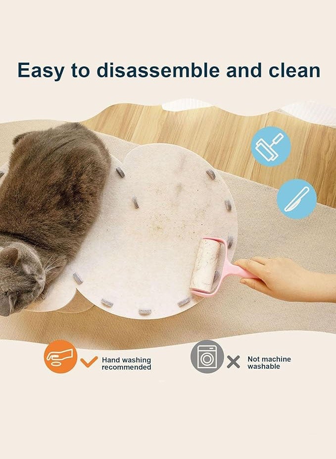 Cat Tunnel Bed,Foldable Cat Tunnel,Exercise Scratching Cat Bed,Felt Nest,Cat Scratching Board,Detachable Hideaway, Nap Rest Cave House, Pet Playing Tunnel for Cats(Green) - Image 4