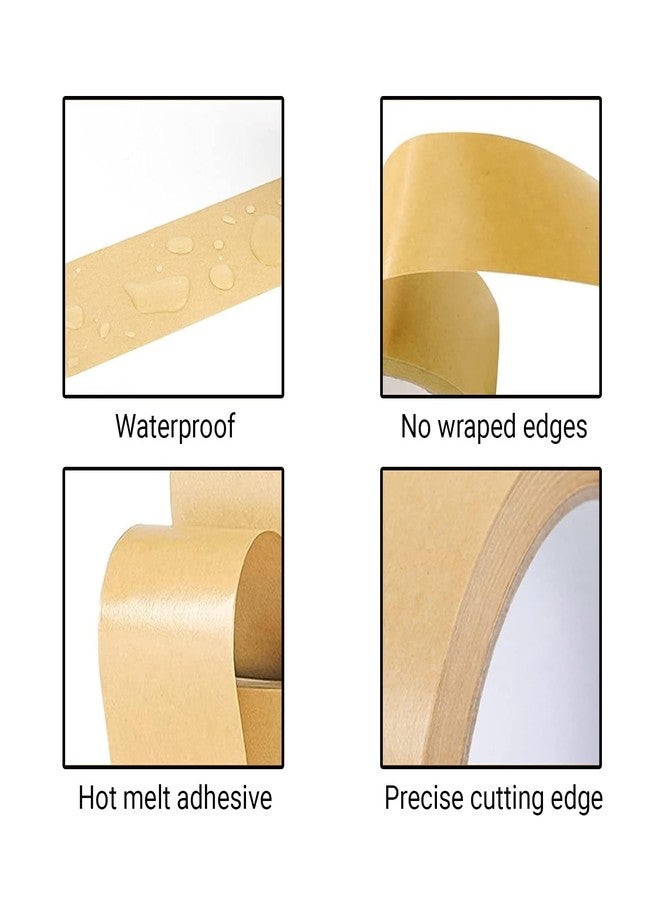 TRENDIKRAFT 2 inch x 50 meter Pack of 1 Brown Kraft Paper Tape Easy-to-Tear Writable Non-Coated Surface for Sealing Packaging Use Eco-Friendly and Recyclable - Image 4