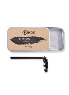 Sokgo Eyebrow Soap, 3D Brows Styling Soap, Transparent Long Lasting Natural Eyebrow Wax Eyebrow Gel  - Image 1