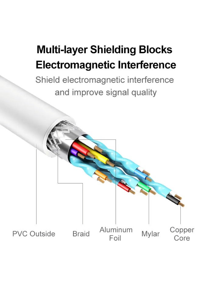 Type C video, audio and image converter for phone, computer or tablet, converts it to display content to VGA female on projector or other display devices or TV to output video, audio or image content on the display screen. The converter supports 1080P HD video. Small and portable size, needed by the teacher in the classroom to present lessons on the projector, or the lecturer at the university, or the manager in the meeting room to display the report, and even at home to display on TV. Cream color - Image 5