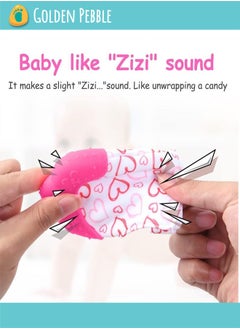 bbet 2PCS Baby Teether, Baby Teething Set, Includes Baby Chew Toy and Silicone Mitten Teether Glove, Infant Soothing Pain Relief for Baby hand Teething  Baby Teether Toys Teething Toy  - Image 4