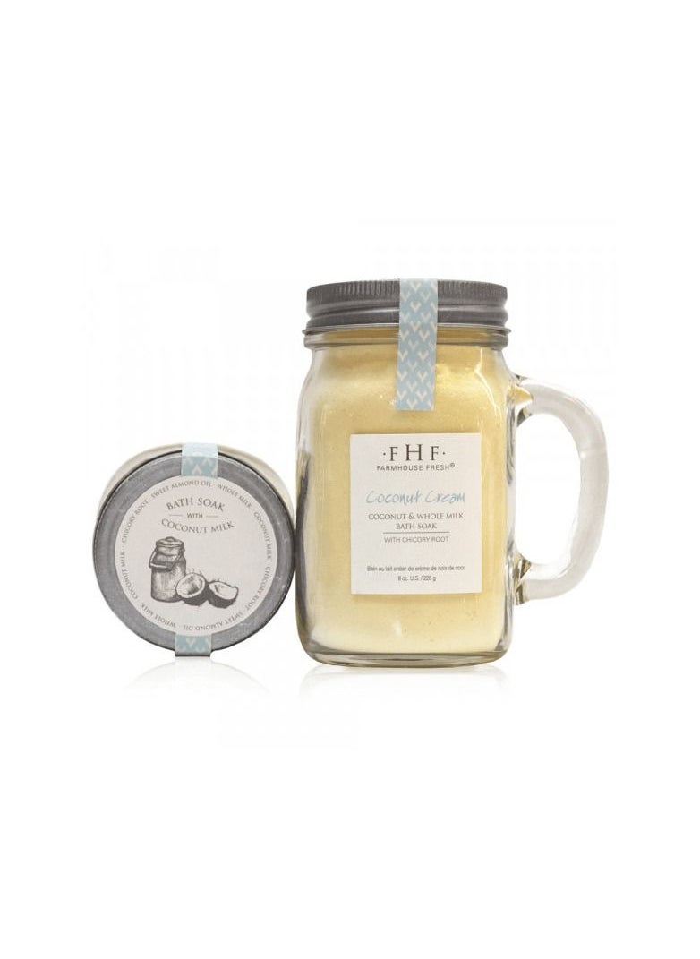 FarmHouse Fresh Coconut Cream Powder Milk Bath  - Image 1