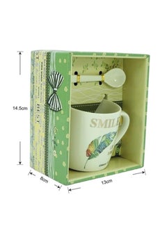 BABAZAM Mug & Spoon Gift Box Carefully Packed for Gifting to Lover Women Girls Birthday Anniversary Wedding Multicolor 14.5x13x8cm  - Image 1