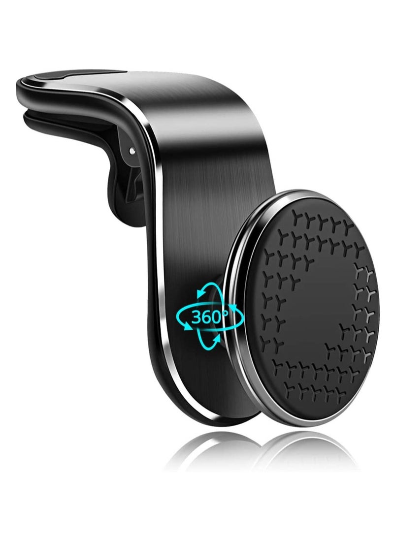 Magnetic Car Phone Holder 360 Rotation Portable GPS Mobile Cell Stand Air Vent Clip Navigation Bracket For iPhone Huawei Samsung - Image 1