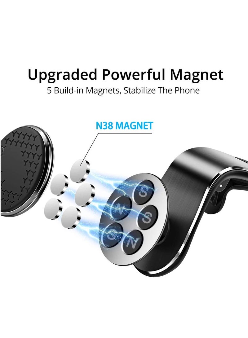 Magnetic Car Phone Holder 360 Rotation Portable GPS Mobile Cell Stand Air Vent Clip Navigation Bracket For iPhone Huawei Samsung - Image 5