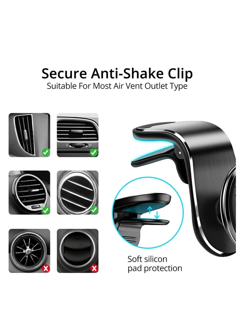 Magnetic Car Phone Holder 360 Rotation Portable GPS Mobile Cell Stand Air Vent Clip Navigation Bracket For iPhone Huawei Samsung - Image 3