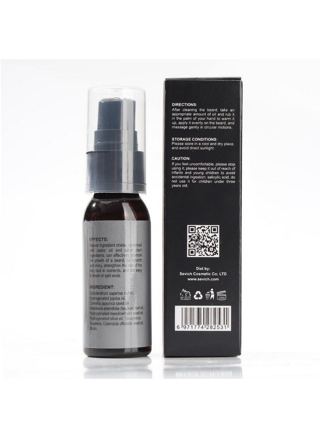 Sevich - Chebe Beard Growth Oil - Naturals African Chebe Essence Powder, Moisture Beard Regrow & Lubricating & Strengthen Beard Skin Refresh 30Ml/ 1.0 Fl.Oz - Image 1