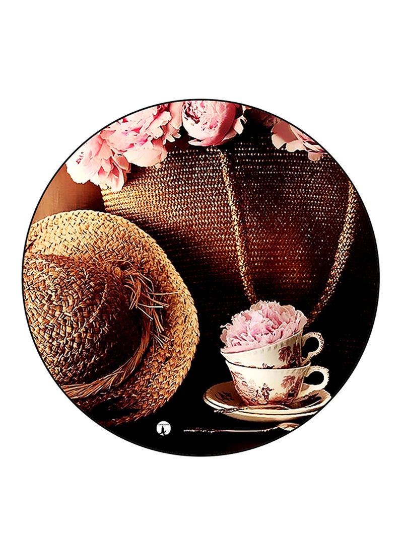 RKN Tea Printed Fridge Magnet  Round  Multicolour - Image 2