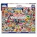 White Mountain 1000 Piece Jigsaw Puzzle Fun Retro Collage Puzzles with Large Pieces Gift for Adults and Family 24x30 Daytime TV History - Image 4