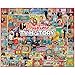 White Mountain 1000 Piece Jigsaw Puzzle Fun Retro Collage Puzzles with Large Pieces Gift for Adults and Family 24x30 Daytime TV History - Image 2