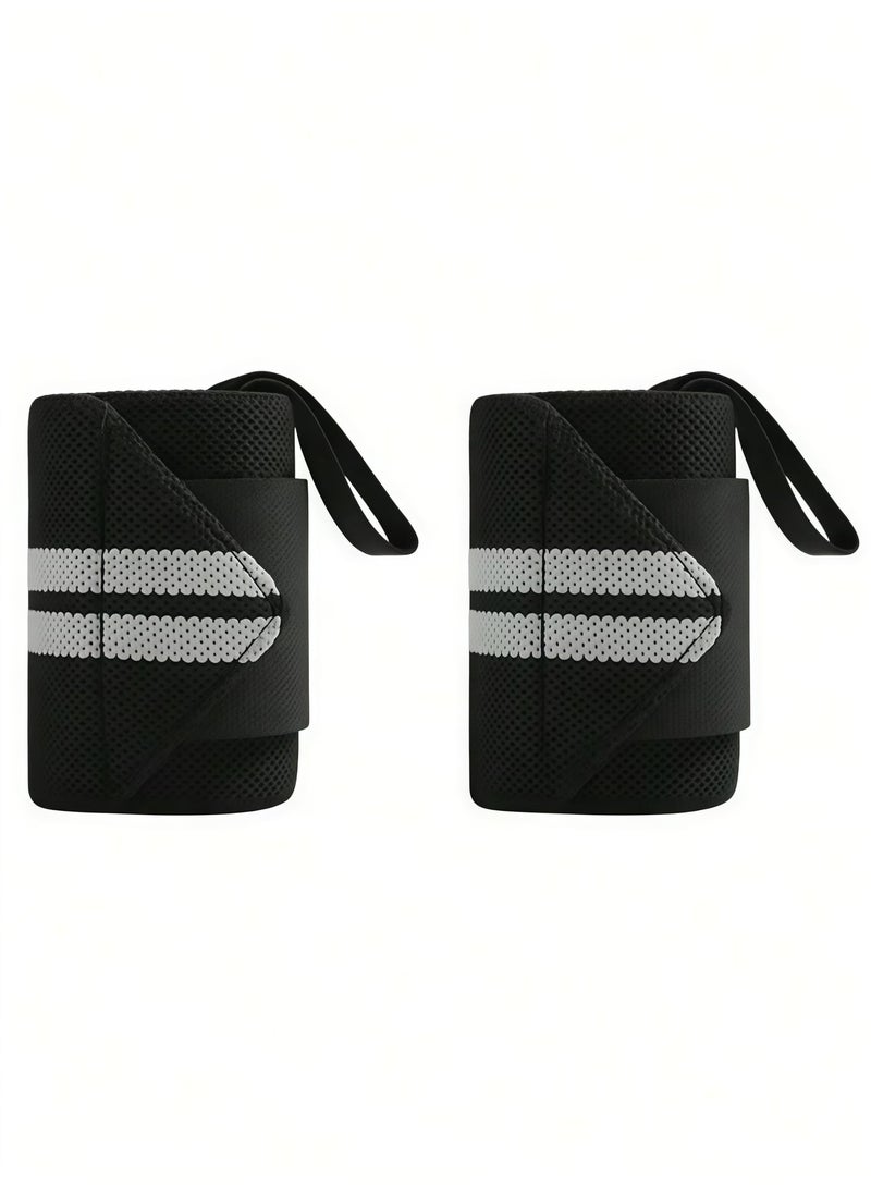 BlueHole 2 Wrist Straps Hand Wrist Wraps with Thumb Loop, Adjustable Wrist Brace Support Sports Wristband - Image 5