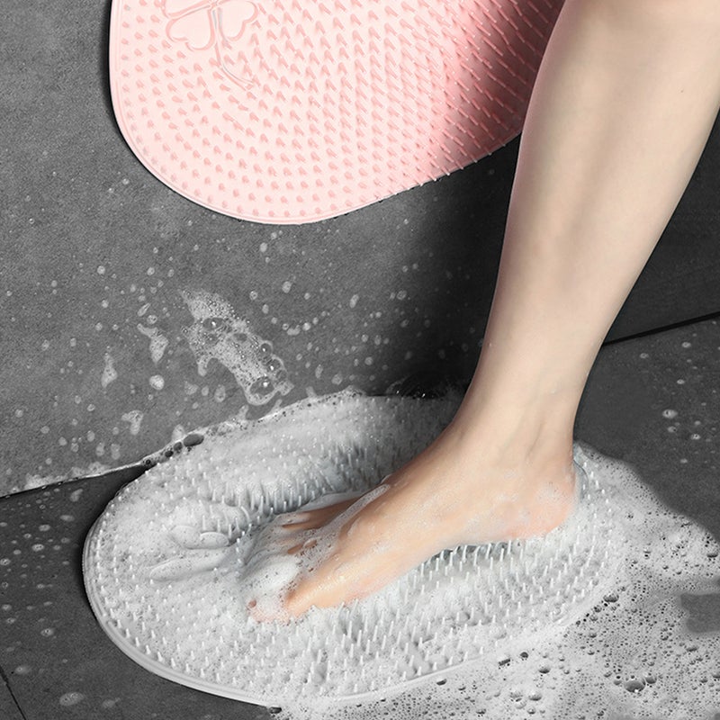 1Pc Foot Scrubber Multipurpose Foot Cleaner Mat Massage Pad - Image 1