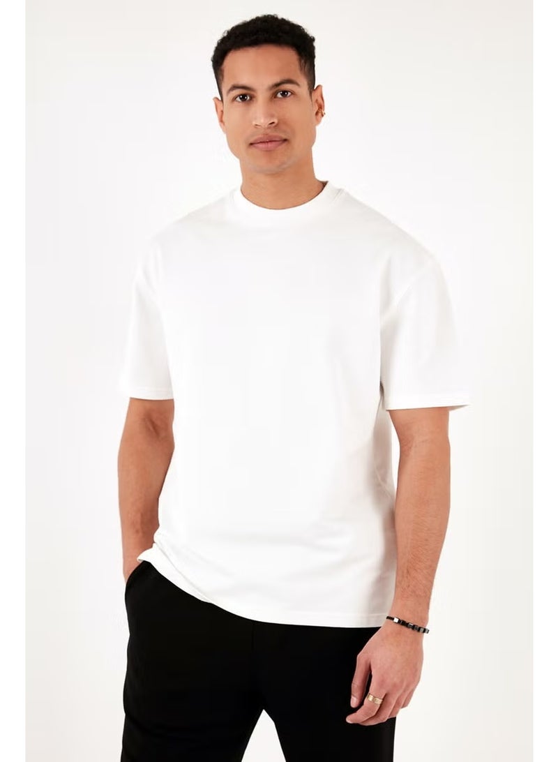Buratti Cotton Crew Neck Relaxed Fit Basic T Shirt Men's T Shirt 5902610 - Image 2