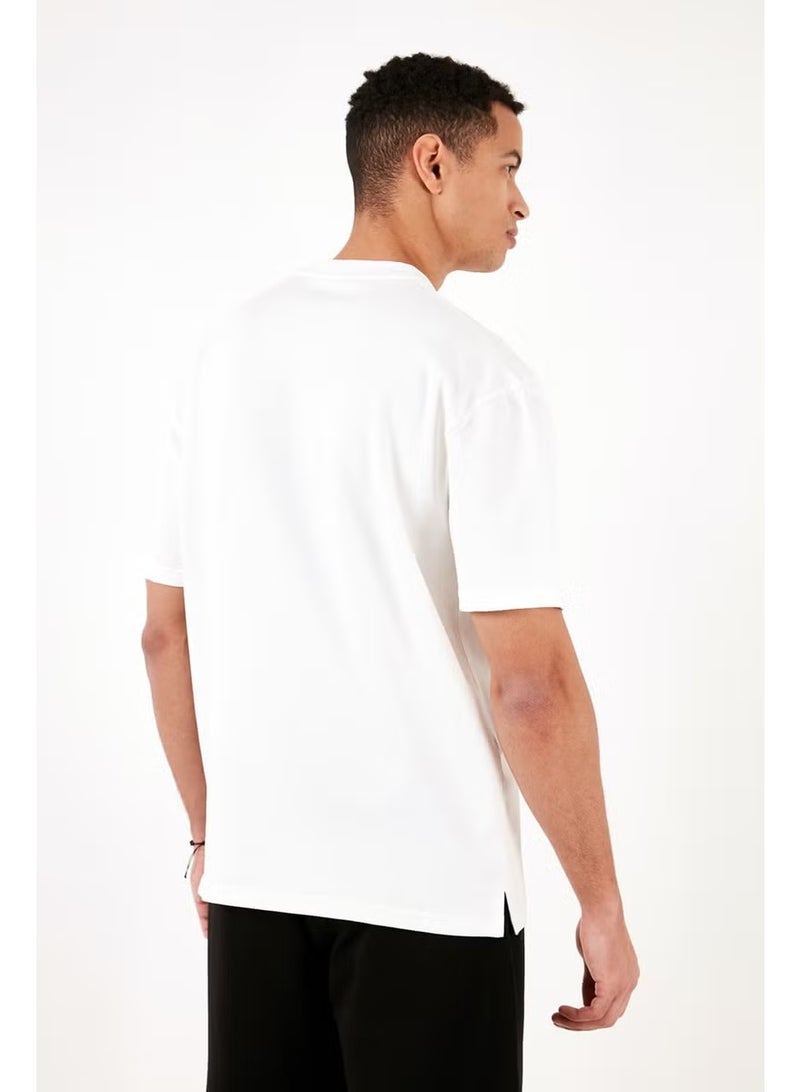 Buratti Cotton Crew Neck Relaxed Fit Basic T Shirt Men's T Shirt 5902610 - Image 3