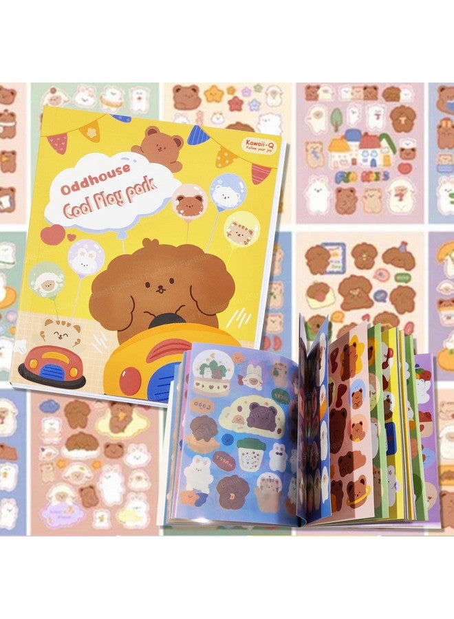 فنبلاست مجموعة ملصقات فن بلاست - 30 ورقة/540+ ملصقًا جماليًا، كتيب حديقة ألعاب رائع، ملصقات زخرفية لسجلات القصاصات، ملصقات للمشاريع، ملصقات على الطراز الياباني، دفاتر يوميات، سجل قصاصات (ب) - Image 1