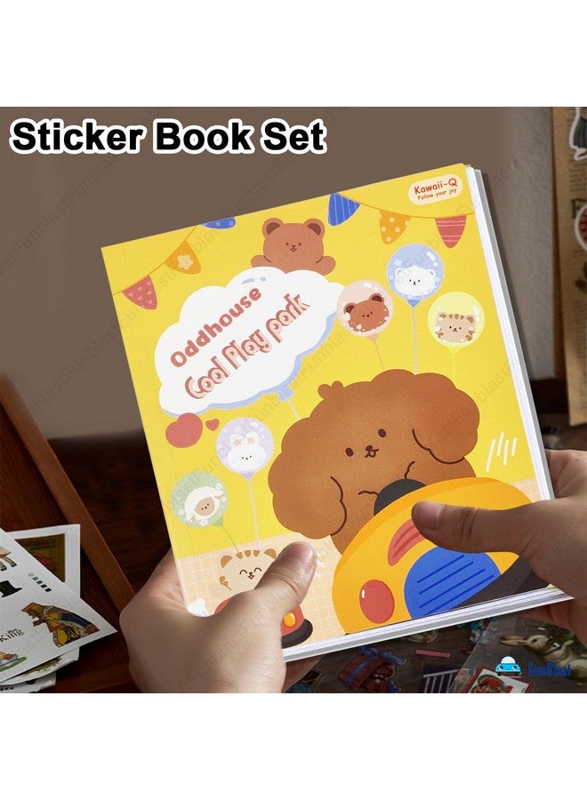 فنبلاست مجموعة ملصقات فن بلاست - 30 ورقة/540+ ملصقًا جماليًا، كتيب حديقة ألعاب رائع، ملصقات زخرفية لسجلات القصاصات، ملصقات للمشاريع، ملصقات على الطراز الياباني، دفاتر يوميات، سجل قصاصات (ب) - Image 5