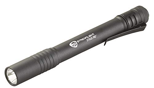 Streamlight 66118 Stylus Pro 100Lumen Penlight with 2 AAA Alkaline Batteries Black