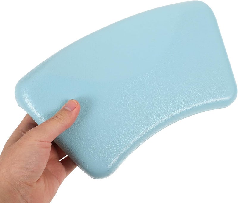Bath Pillow for Tub with Suction Cups, Soft Sturdy Pu Material, Neck and Head Support Bathtub Pillow for Fatigue Relief, Sky Blue Bath Cushion for Home Spa and Bathroom Use - Image 4