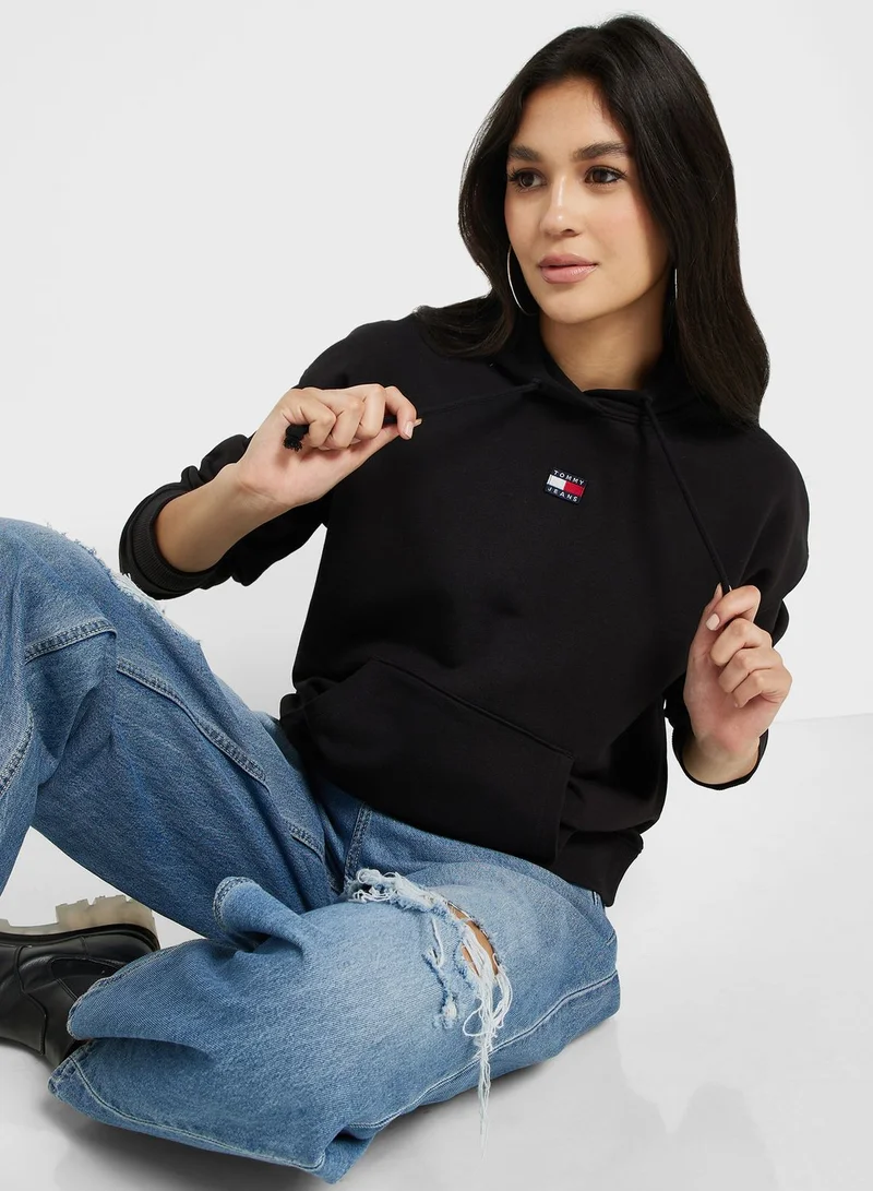 TOMMY JEANS Logo Knitted Hoodie