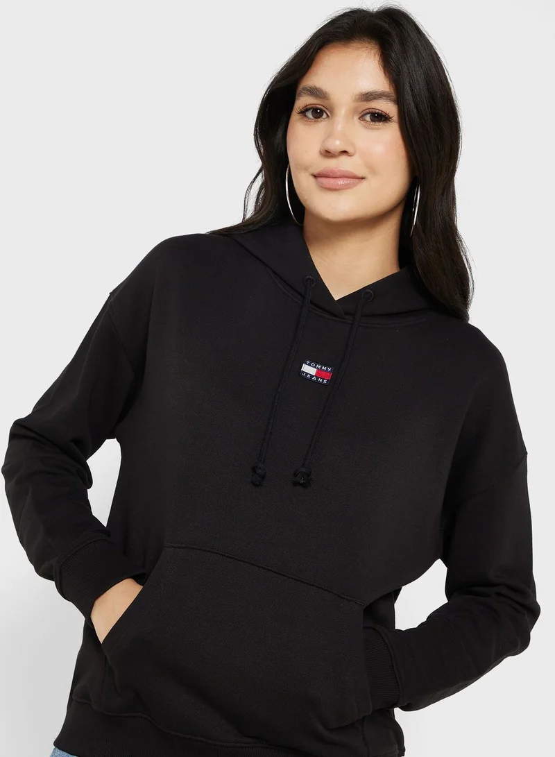 TOMMY JEANS Logo Knitted Hoodie