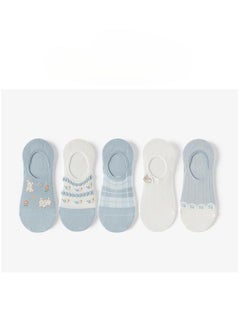 blue and white