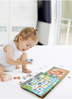 Generic Quiet Book for Toddlers, 2022 New Montessori Interactive Felt Quiet Book for Toddlers 2-6, 10 Pages Educational Toy Travel Toy for Boys Girls, Preschool Learning, Animal Theme  - Image 4