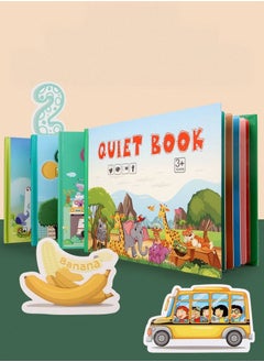 Generic Quiet Book for Toddlers, 2022 New Montessori Interactive Felt Quiet Book for Toddlers 2-6, 10 Pages Educational Toy Travel Toy for Boys Girls, Preschool Learning, Animal Theme  - Image 5