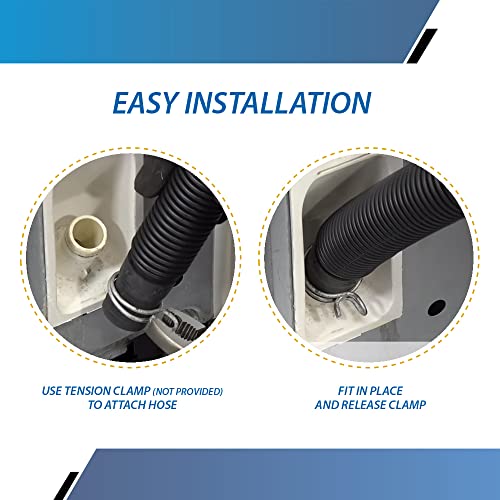 Raven Washing Machine Replacement Drain Hose For Whirlpool 285664 (4 feet) - Image 5