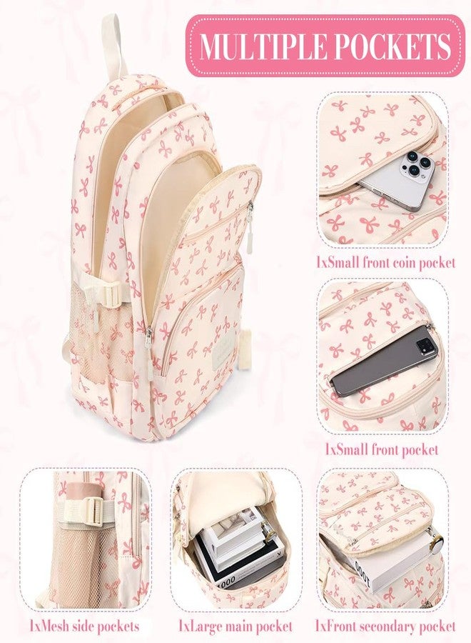 PALAY® School Bag for Girls Cute Preppy School Backpack with 2 Mini Bags Kawaii Girls Backpacks for Teenage Secondary Primary Middle - Image 4