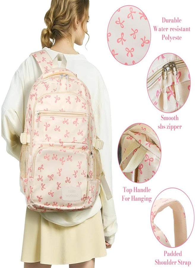 PALAY® School Bag for Girls Cute Preppy School Backpack with 2 Mini Bags Kawaii Girls Backpacks for Teenage Secondary Primary Middle - Image 3