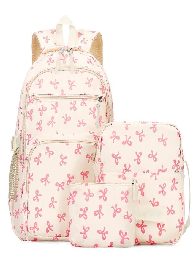 PALAY® School Bag for Girls Cute Preppy School Backpack with 2 Mini Bags Kawaii Girls Backpacks for Teenage Secondary Primary Middle - Image 1