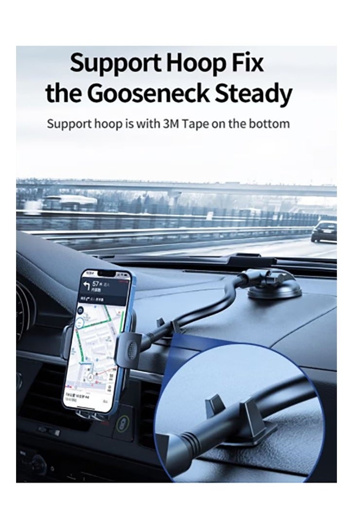 Car Phone Holder For Dashboard/Windshield/Air Vent Car Mount Ultra Stable Car Mobile Holder With Strong Suction Cup Car Stand Fit - Image 1