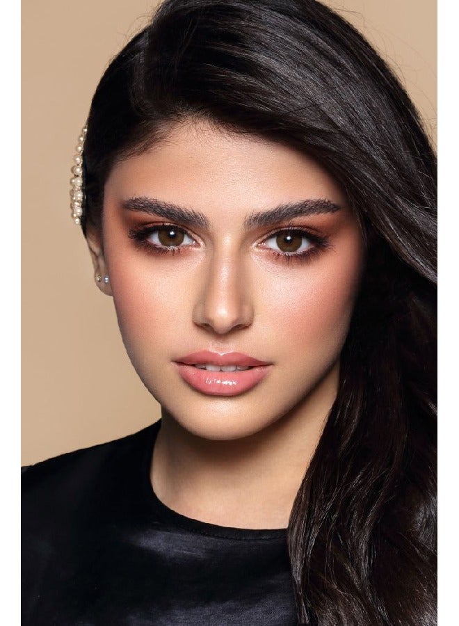 بيلا دايموند براون شادو عدسات لاصقة للاستخدام لمدة 3 اشهر، عدسات لاصقة ملونة، عدسات لاصقة تجميلية، عدسات لاصقة بنية، عبوة من عدستين - Image 2