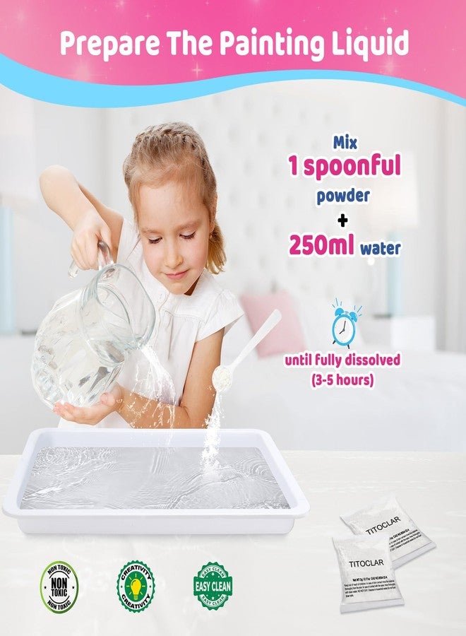 Titoclar Water Marbling Paint for Kids, Easter Basket Stuffers,Birthday Gifts for Kids 3+ Years Old,Arts and Crafts for Girls Boys Ages 8-12 6-8 3-5,STEM Science Toys - Image 3