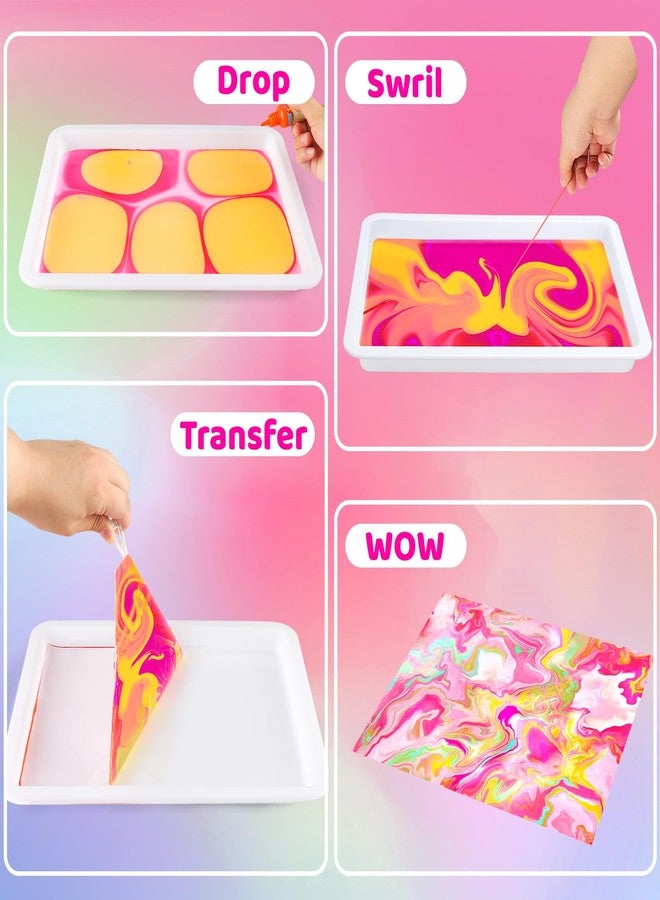 Titoclar Water Marbling Paint for Kids, Easter Basket Stuffers,Birthday Gifts for Kids 3+ Years Old,Arts and Crafts for Girls Boys Ages 8-12 6-8 3-5,STEM Science Toys - Image 4