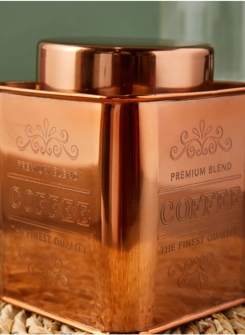 Premier Copper Finish Coffee Canister