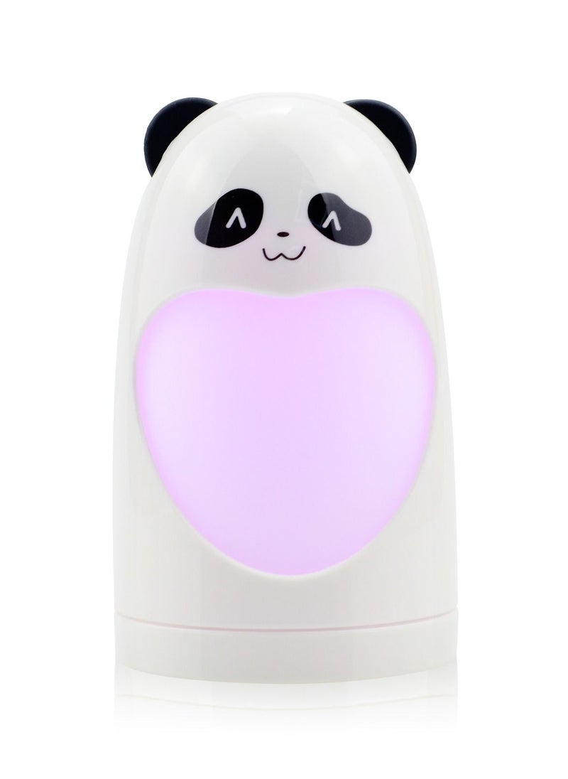 Cute Panda Humidifier 180ml Bedroom Diffuser with 7 Colorful LED Light 2W White