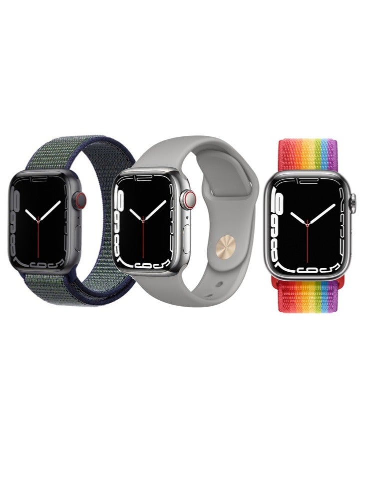 Perfii 3pcs Apple Watch Strap 42/41/40/38mm Replacement for Apple Watch Series 10/9/8/7/6/5/4/SE - Image 1