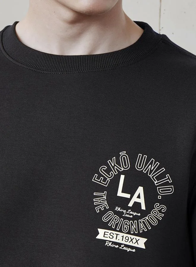 إيكو يو إن إل تي دي. سويت شيرت رجالي مطبوع من إيكو