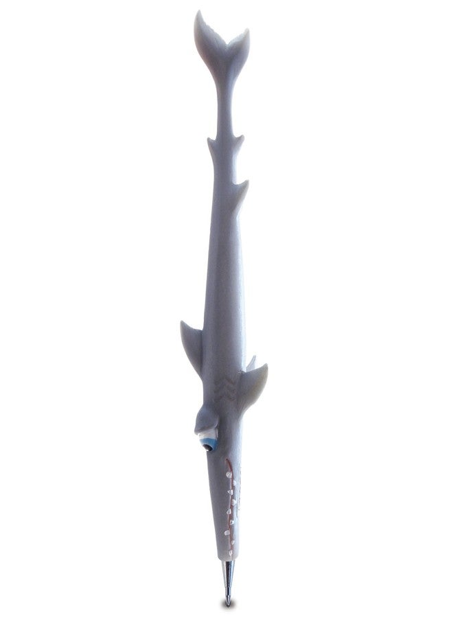 Puzzled Shark Pens - Ocean Pens and Shark School Supplies, Cool Beach Theme Gifts for Men and Women, Unique Desk Decor Accessories and Creative Journaling Supplies for Kids and Adults - Set of 3 - Image 2