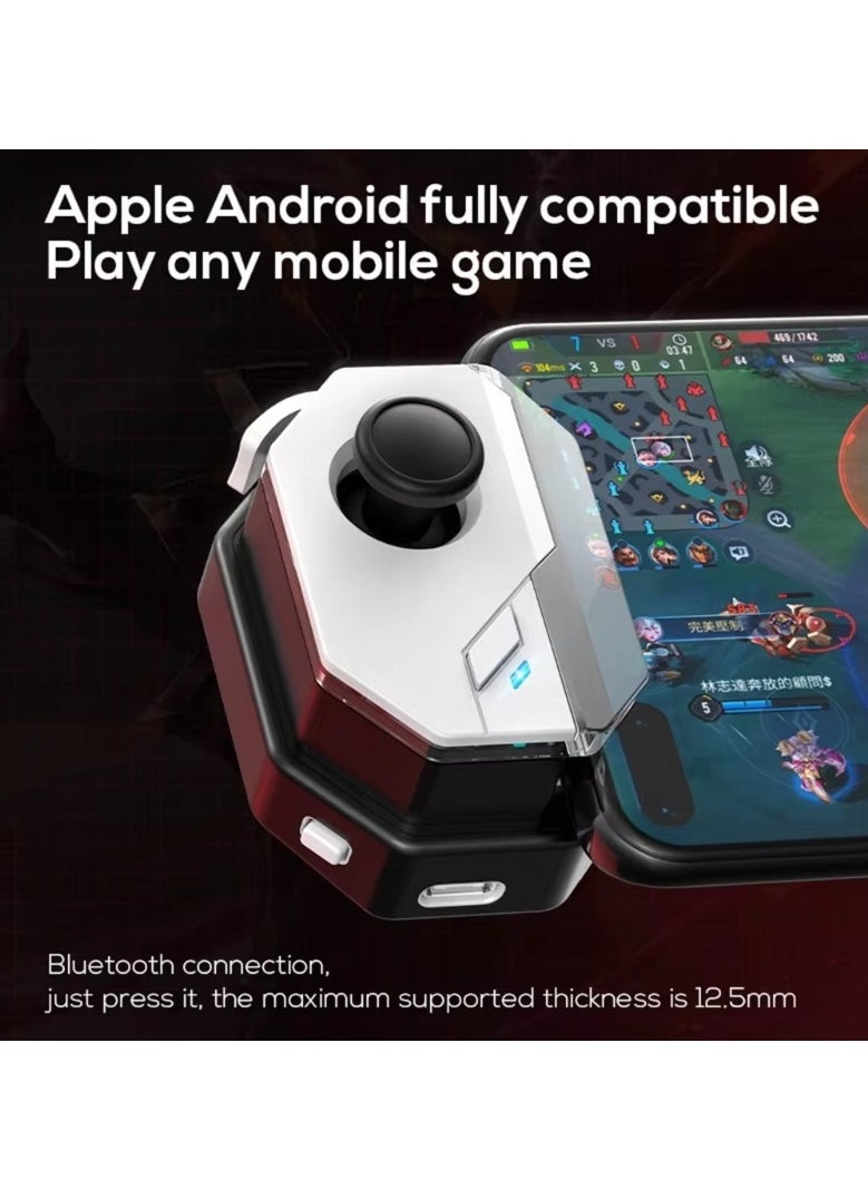 RUKYU - Mobile Game Controller Joystick Bluetooth-compatible 5.0 Connection for Android-iOS13.6-iOS16 Cellphone with Remappable Button - Image 1