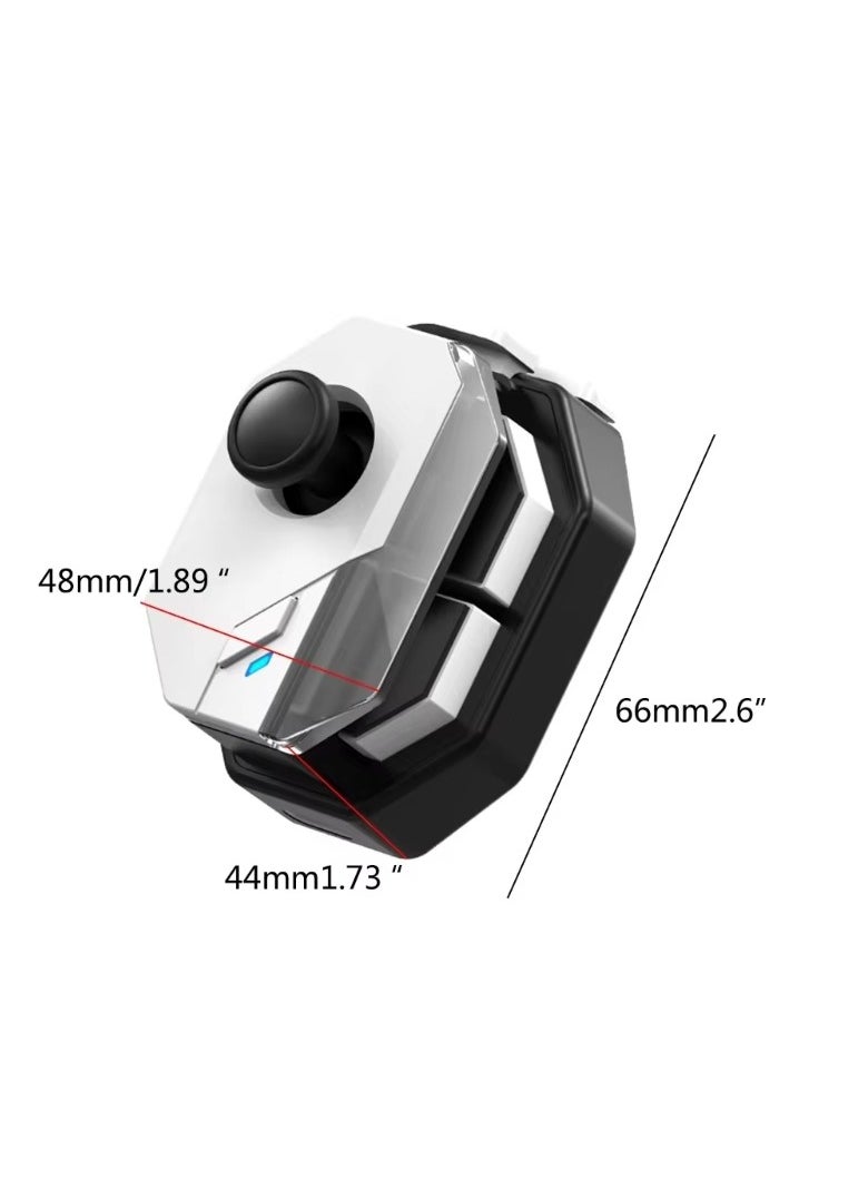 RUKYU - Mobile Game Controller Joystick Bluetooth-compatible 5.0 Connection for Android-iOS13.6-iOS16 Cellphone with Remappable Button - Image 1
