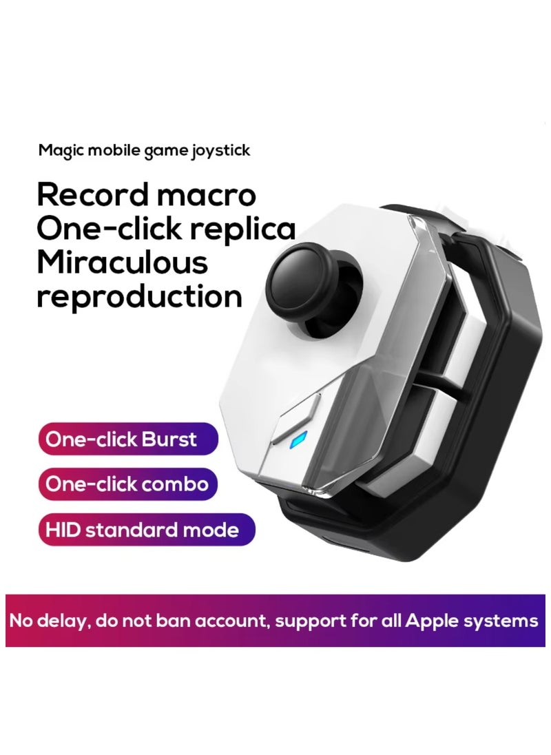 RUKYU - Mobile Game Controller Joystick Bluetooth-compatible 5.0 Connection for Android-iOS13.6-iOS16 Cellphone with Remappable Button - Image 1