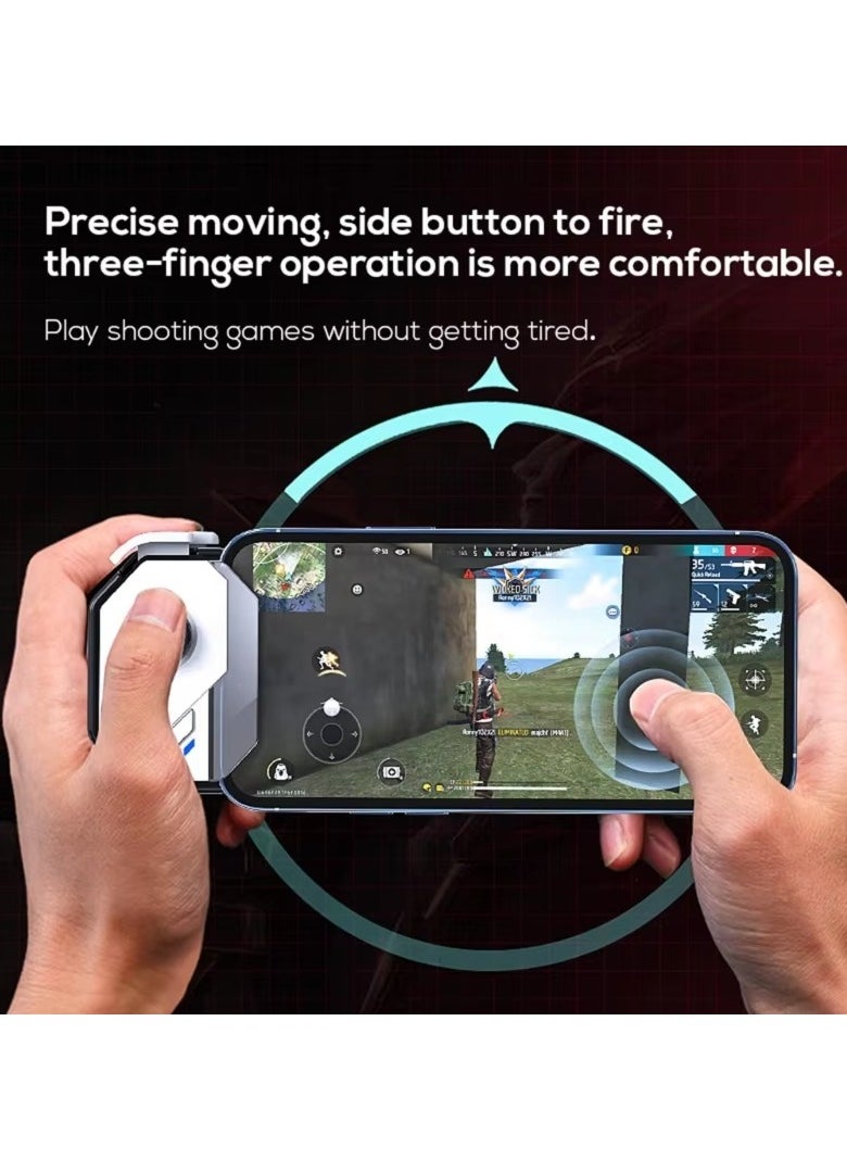 RUKYU - Mobile Game Controller Joystick Bluetooth-compatible 5.0 Connection for Android-iOS13.6-iOS16 Cellphone with Remappable Button - Image 1