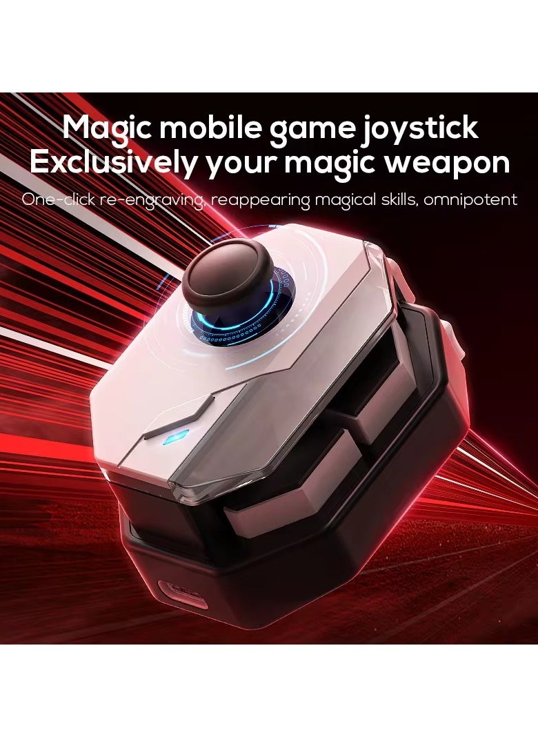 RUKYU - Mobile Game Controller Joystick Bluetooth-compatible 5.0 Connection for Android-iOS13.6-iOS16 Cellphone with Remappable Button - Image 1