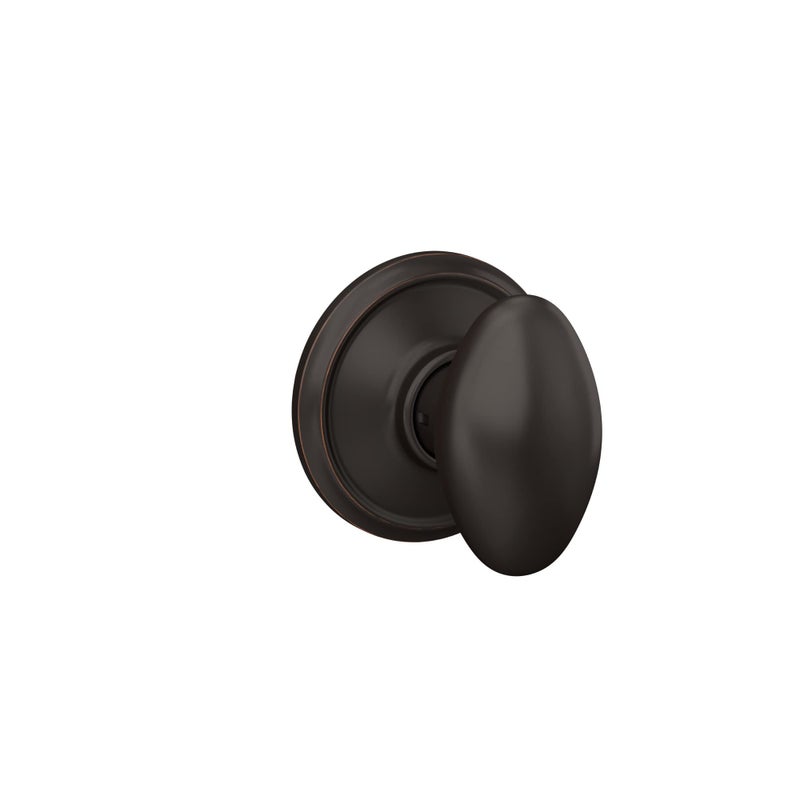 Schlage F10 SIE 716 Sienna Door Knob Hall Closet Passage Lock Aged Bronze