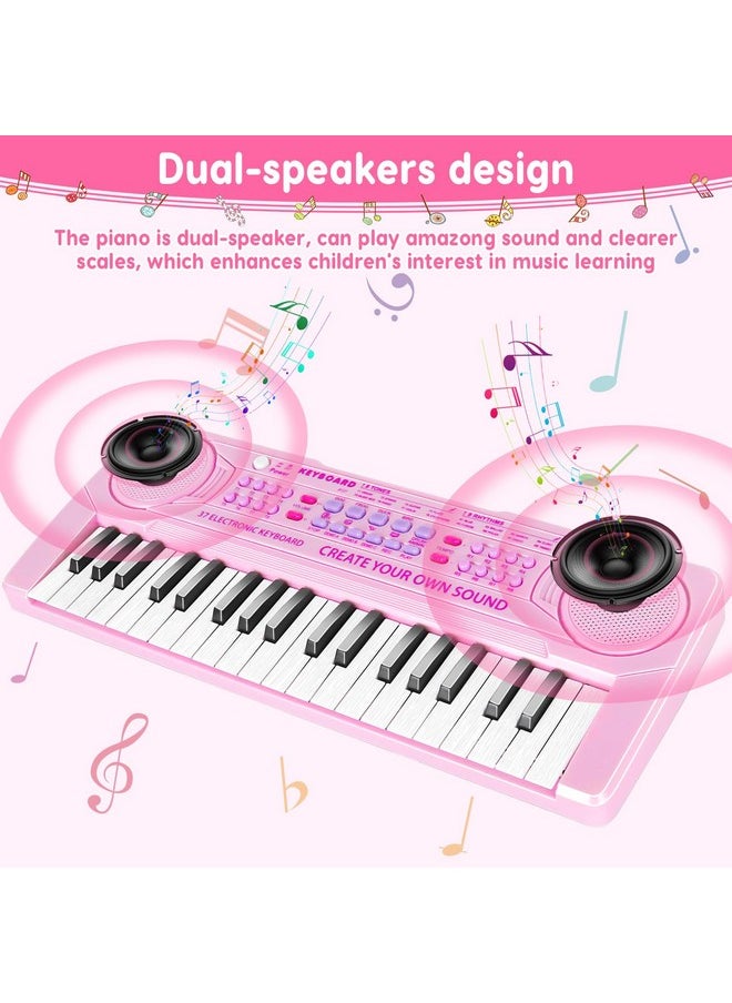 Kids Piano Keyboard - 37 Keys Piano Toys For Kids Beginners Electronic Piano With Microphone Educational Musical Toy For 3 4 5 6 Year Old Boy Girls Gift - pzsku/Z11FE1D170C823E4DCF37Z/45/_/1733730122/e12610b8-1989-44d0-9056-3b7b1b57cdfb