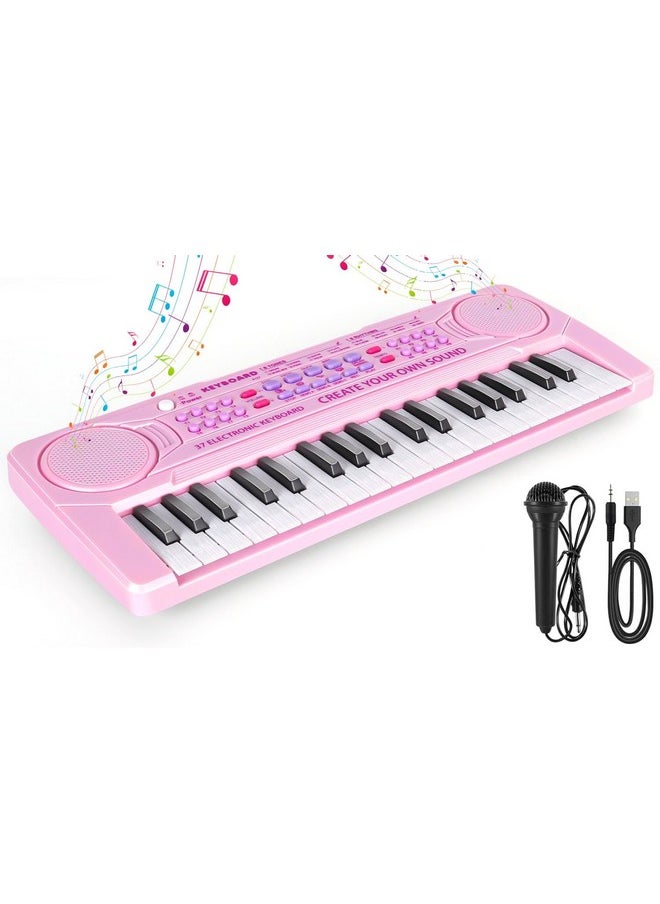 Kids Piano Keyboard - 37 Keys Piano Toys For Kids Beginners Electronic Piano With Microphone Educational Musical Toy For 3 4 5 6 Year Old Boy Girls Gift - pzsku/Z11FE1D170C823E4DCF37Z/45/_/1733730142/7041b696-9d15-469a-aeac-43f2008e3d8b